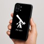כיסוי בעיצוב אישי עם השם שלך לדגם - Nothing Phone (2) בעיצוב טלסקופ