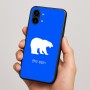 כיסוי בעיצוב אישי עם השם שלך לדגם - Nothing Phone (2) בעיצוב דוב