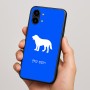 כיסוי בעיצוב אישי עם השם שלך לדגם - Nothing Phone (2) בעיצוב כלב
