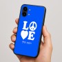 כיסוי בעיצוב אישי עם השם שלך לדגם - Nothing Phone (2) בעיצוב אהבה