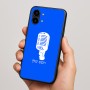 כיסוי בעיצוב אישי עם השם שלך לדגם - Nothing Phone (2) בעיצוב מיקרופון