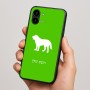 כיסוי בעיצוב אישי עם השם שלך לדגם - Nothing Phone (2) בעיצוב כלב