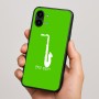 כיסוי בעיצוב אישי עם השם שלך לדגם - Nothing Phone (2) בעיצוב סקסופון