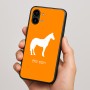 כיסוי בעיצוב אישי עם השם שלך לדגם - Nothing Phone (2) בעיצוב סוס