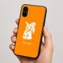 כיסוי בעיצוב אישי עם השם שלך לדגם - Nothing Phone (2) בעיצוב ארנב מחזיק גזר