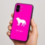 כיסוי בעיצוב אישי עם השם שלך לדגם - Nothing Phone (2) בעיצוב כלב