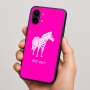 כיסוי בעיצוב אישי עם השם שלך לדגם - Nothing Phone (2) בעיצוב זברה