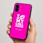 כיסוי בעיצוב אישי עם השם שלך לדגם - Nothing Phone (2) בעיצוב לנשק את החברה שלי