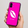 כיסוי בעיצוב אישי עם השם שלך לדגם - Nothing Phone (2) בעיצוב שפתיים - נשיקה