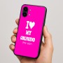 כיסוי בעיצוב אישי עם השם שלך לדגם - Nothing Phone (2) בעיצוב אוהב את החברה שלי