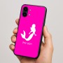 כיסוי בעיצוב אישי עם השם שלך לדגם - Nothing Phone (2) בעיצוב בתולת ים - אישה