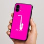 כיסוי בעיצוב אישי עם השם שלך לדגם - Nothing Phone (2) בעיצוב סקסופון