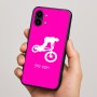 כיסוי בעיצוב אישי עם השם שלך לדגם - Nothing Phone (2) בעיצוב רוכב אופניים