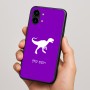 כיסוי בעיצוב אישי עם השם שלך לדגם - Nothing Phone (2) בעיצוב דינוזאור