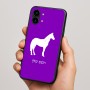 כיסוי בעיצוב אישי עם השם שלך לדגם - Nothing Phone (2) בעיצוב סוס