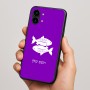 כיסוי בעיצוב אישי עם השם שלך לדגם - Nothing Phone (2) בעיצוב מזלות - דגים