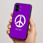 כיסוי בעיצוב אישי עם השם שלך לדגם - Nothing Phone (2) בעיצוב סמל השלום