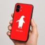 כיסוי בעיצוב אישי עם השם שלך לדגם - Nothing Phone (2) בעיצוב פינגווין