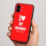 כיסוי בעיצוב אישי עם השם שלך לדגם - Nothing Phone (2) בעיצוב אוהב את החברה שלי