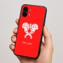 כיסוי בעיצוב אישי עם השם שלך לדגם - Nothing Phone (2) בעיצוב פרחי קרן