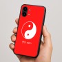 כיסוי בעיצוב אישי עם השם שלך לדגם - Nothing Phone (2) בעיצוב סמל יינג יאנג