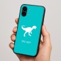 כיסוי בעיצוב אישי עם השם שלך לדגם - Nothing Phone (2) בעיצוב דינוזאור