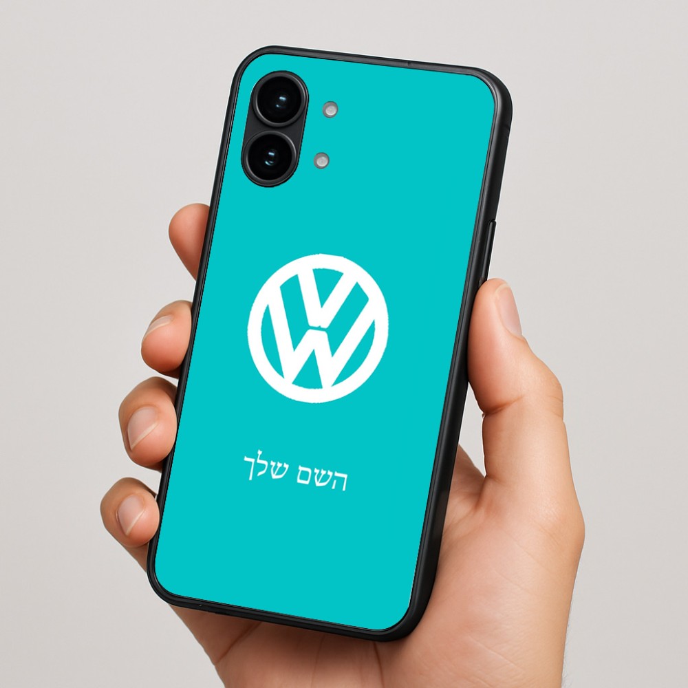 כיסוי בעיצוב אישי עם השם שלך לדגם - Nothing Phone (2) בעיצוב פולקסווגן
