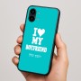 כיסוי בעיצוב אישי עם השם שלך לדגם - Nothing Phone (2) בעיצוב אוהבת את החבר שלי