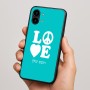 כיסוי בעיצוב אישי עם השם שלך לדגם - Nothing Phone (2) בעיצוב אהבה