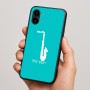 כיסוי בעיצוב אישי עם השם שלך לדגם - Nothing Phone (2) בעיצוב סקסופון