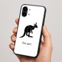 כיסוי בעיצוב אישי עם השם שלך לדגם - Nothing Phone (2) בעיצוב קנגורו