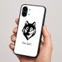 כיסוי בעיצוב אישי עם השם שלך לדגם - Nothing Phone (2) בעיצוב זאב