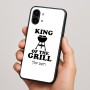 כיסוי בעיצוב אישי עם השם שלך לדגם - Nothing Phone (2) בעיצוב מלך הגריל
