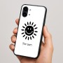 כיסוי בעיצוב אישי עם השם שלך לדגם - Nothing Phone (2) בעיצוב שמש