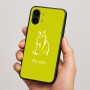 כיסוי בעיצוב אישי עם השם שלך לדגם - Nothing Phone (2) בעיצוב חתול