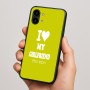 כיסוי בעיצוב אישי עם השם שלך לדגם - Nothing Phone (2) בעיצוב אוהב את החברה שלי