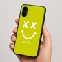 כיסוי בעיצוב אישי עם השם שלך לדגם - Nothing Phone (2) בעיצוב סמיילי