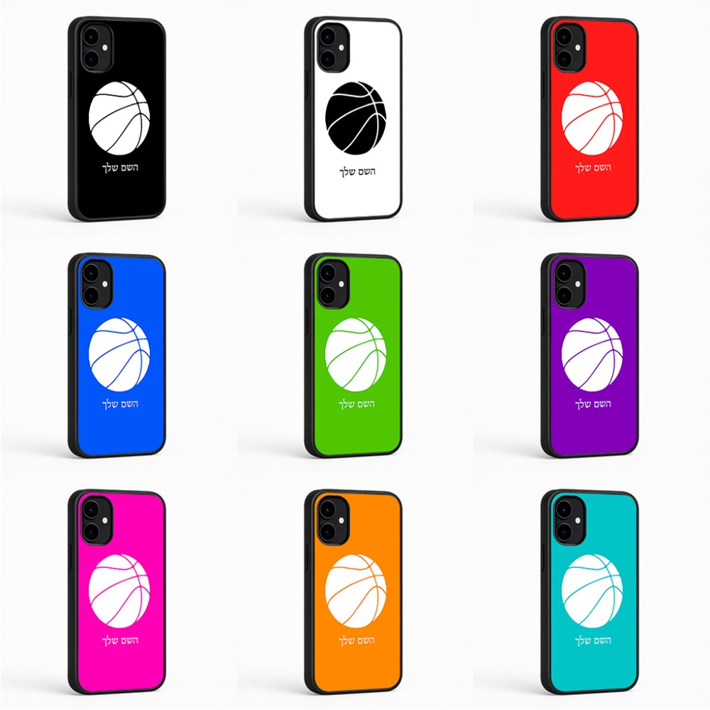 כיסוי בעיצוב אישי עם השם שלך לדגם - Nothing Phone (2a) בעיצוב כדורסל