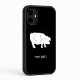 כיסוי בעיצוב אישי עם השם שלך לדגם - Nothing Phone (2a) בעיצוב חזיר