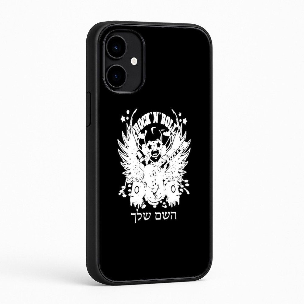 כיסוי בעיצוב אישי עם השם שלך לדגם - Nothing Phone (2a) בעיצוב רוקנרול