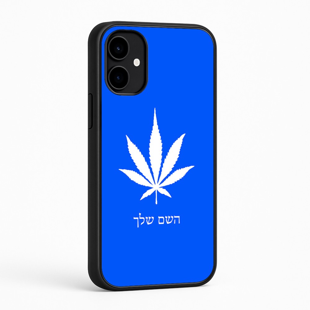 כיסוי בעיצוב אישי עם השם שלך לדגם - Nothing Phone (2a) בעיצוב עלה מריחואנה - גראס