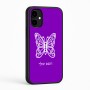 כיסוי בעיצוב אישי עם השם שלך לדגם - Nothing Phone (2a) בעיצוב פרפר