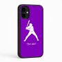 כיסוי בעיצוב אישי עם השם שלך לדגם - Nothing Phone (2a) בעיצוב שחקן בייסבול