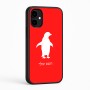 כיסוי בעיצוב אישי עם השם שלך לדגם - Nothing Phone (2a) בעיצוב פינגווין