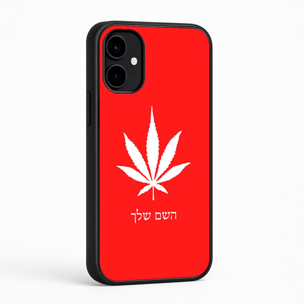 כיסוי בעיצוב אישי עם השם שלך לדגם - Nothing Phone (2a) בעיצוב עלה מריחואנה - גראס