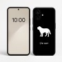 כיסוי בעיצוב אישי עם השם שלך לדגם - Nothing Phone (2a) בעיצוב כלב
