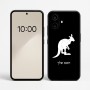כיסוי בעיצוב אישי עם השם שלך לדגם - Nothing Phone (2a) בעיצוב קנגורו
