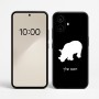 כיסוי בעיצוב אישי עם השם שלך לדגם - Nothing Phone (2a) בעיצוב קרנף