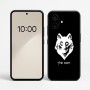 כיסוי בעיצוב אישי עם השם שלך לדגם - Nothing Phone (2a) בעיצוב זאב