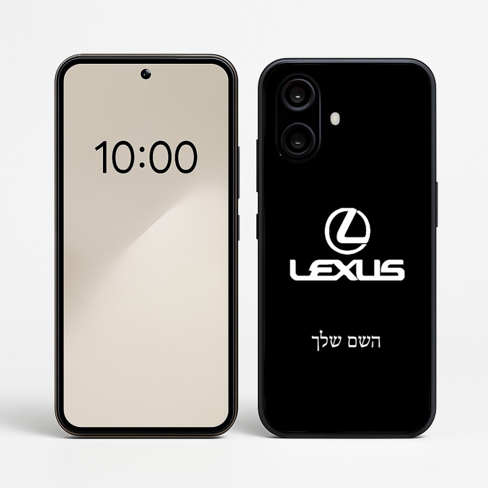 כיסוי בעיצוב אישי עם השם שלך לדגם - Nothing Phone (2a) בעיצוב לקסוס